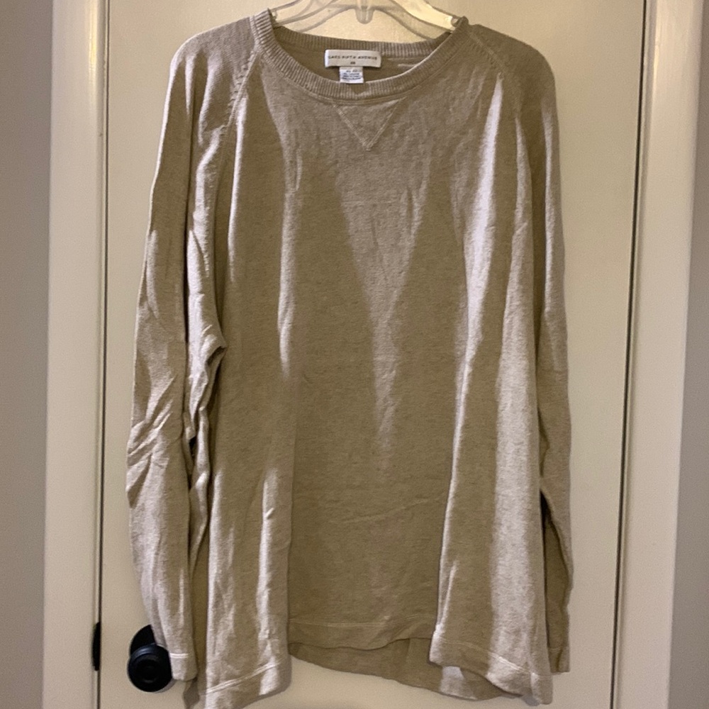 Saks Fifth Avenue silk blend men’s sweater-Xxl